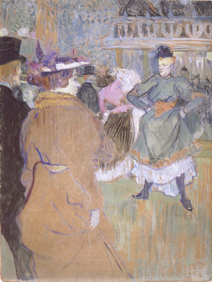 Henri de toulouse-lautrec Pa Moulin Rouge Kadrilj borjar